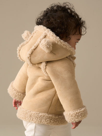 Dsiney Kidz - Angel & Rocket Cream River Shearling Jacket image 3