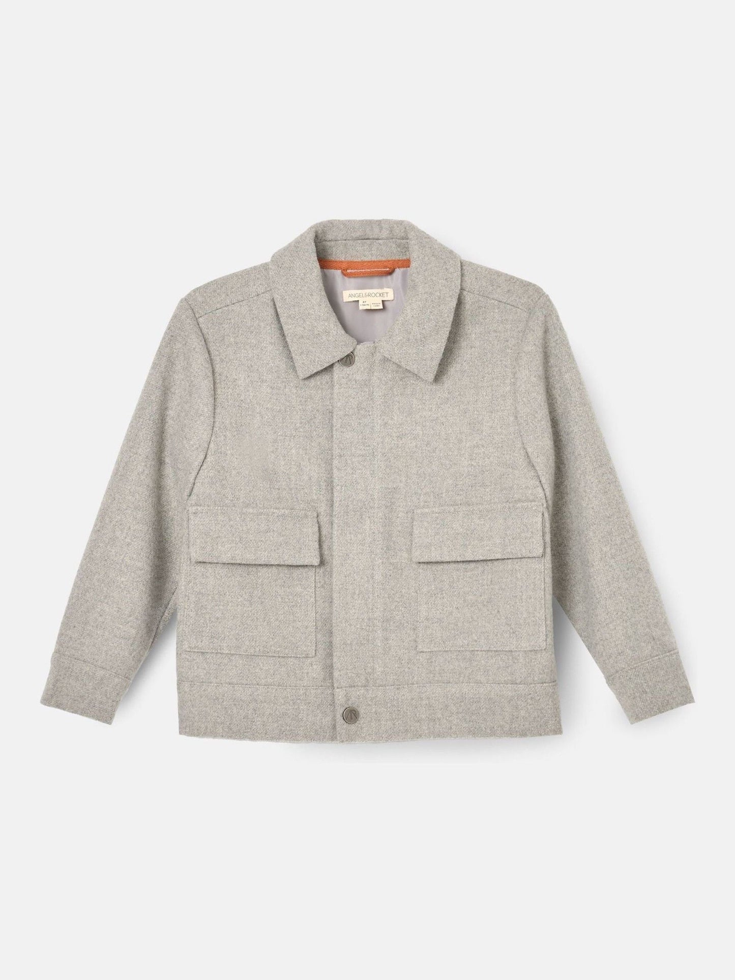 Dsiney Kidz - Angel & Rocket Grey Parker Varsity Jacket image 6