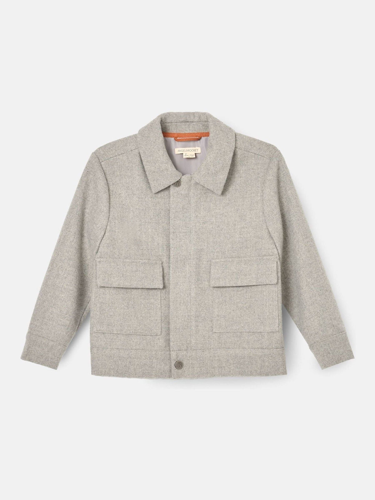 Dsiney Kidz - Angel & Rocket Grey Parker Varsity Jacket image 6