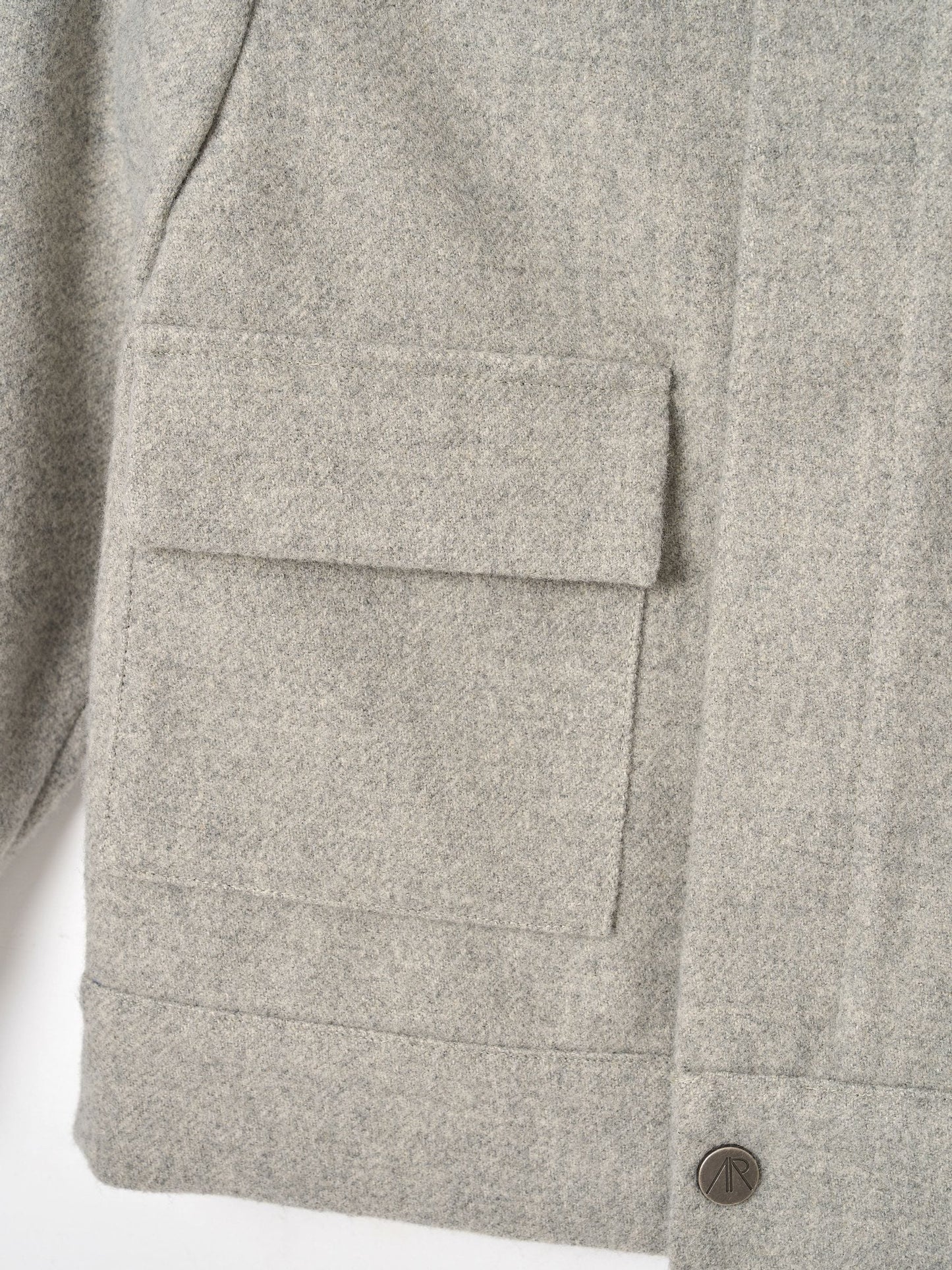 Dsiney Kidz - Angel & Rocket Grey Parker Varsity Jacket image 8
