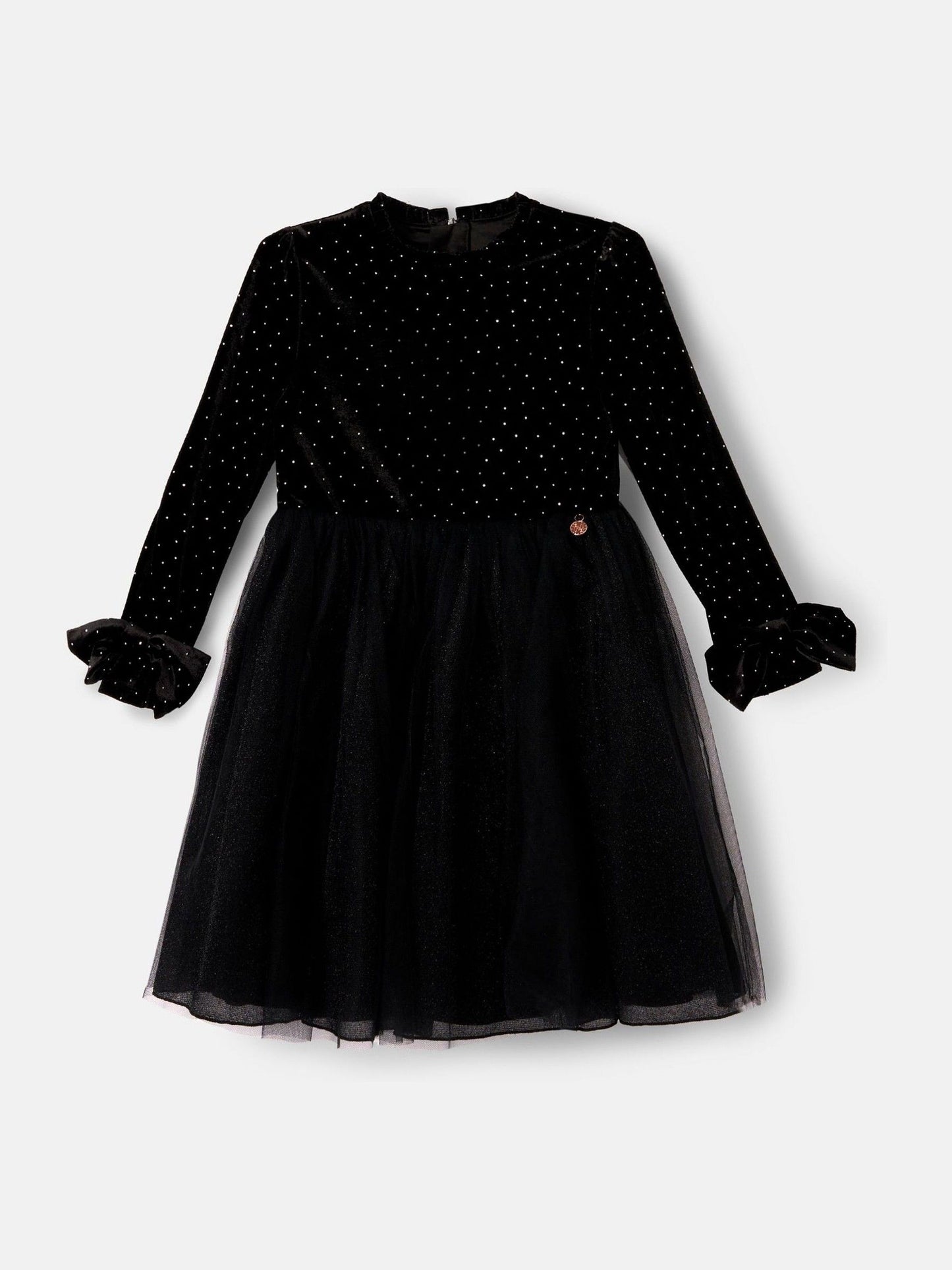 Angel & Rocket Black Elsie Velvet Tulle Dress image 9