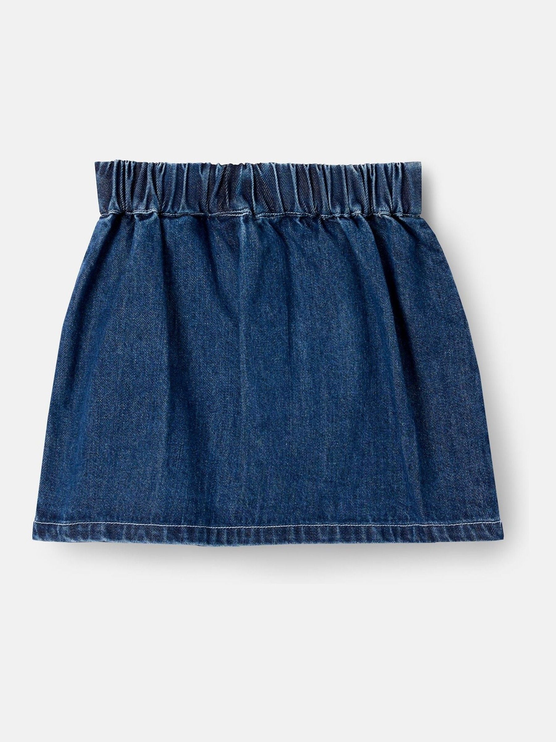 Dsiney Kidz - Angel & Rocket Blue Casey Denim Bow Aline Skirt image 6