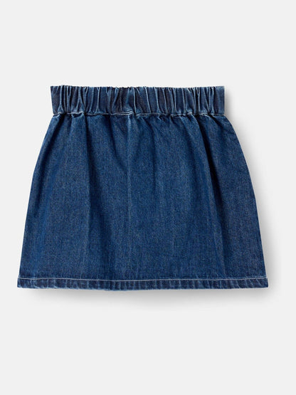 Dsiney Kidz - Angel & Rocket Blue Casey Denim Bow Aline Skirt image 6