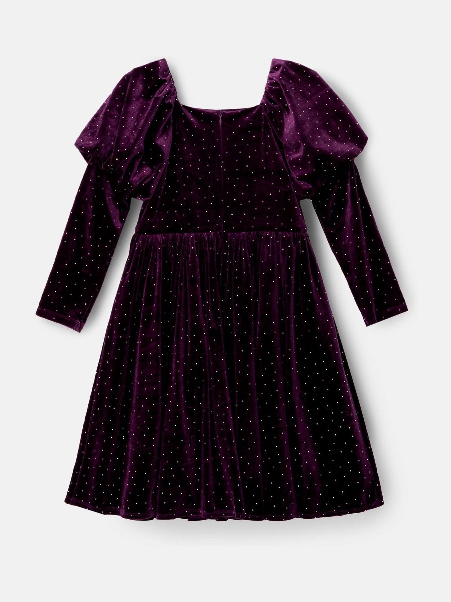 Angel & Rocket Purple Velvet Dress image 6