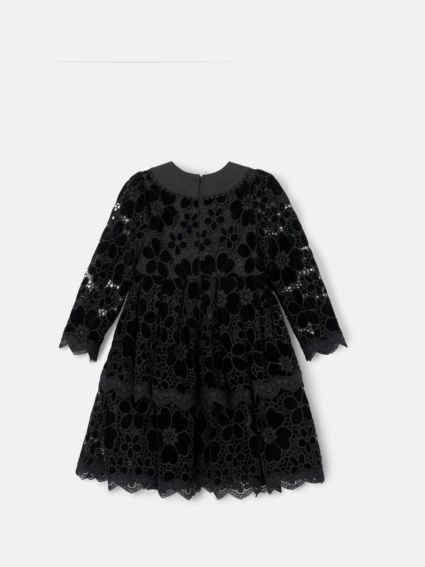 Angel & Rocket Black Mavea Velvet Lace Dress image 8