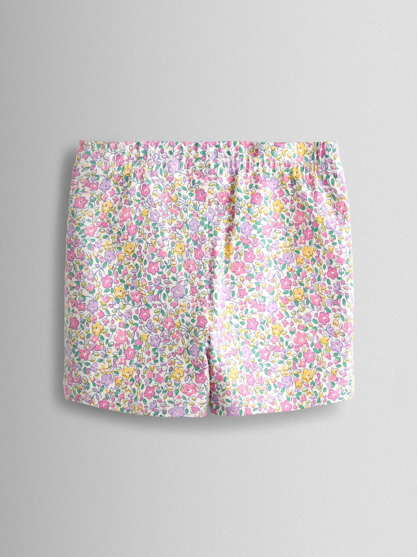 JoJo Maman Bébé Fucshia Pink Floral 2-Pack Cycle Shorts image 5