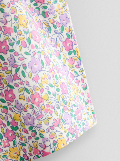 JoJo Maman Bébé Fucshia Pink Floral 2-Pack Cycle Shorts image 7