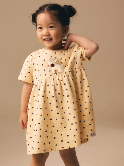 Neutral Unicorn Jersey Dress (3mths-7yrs) image 1