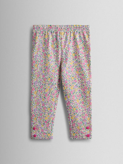 JoJo Maman Bébé Pink 2-Pack Leggings image 2