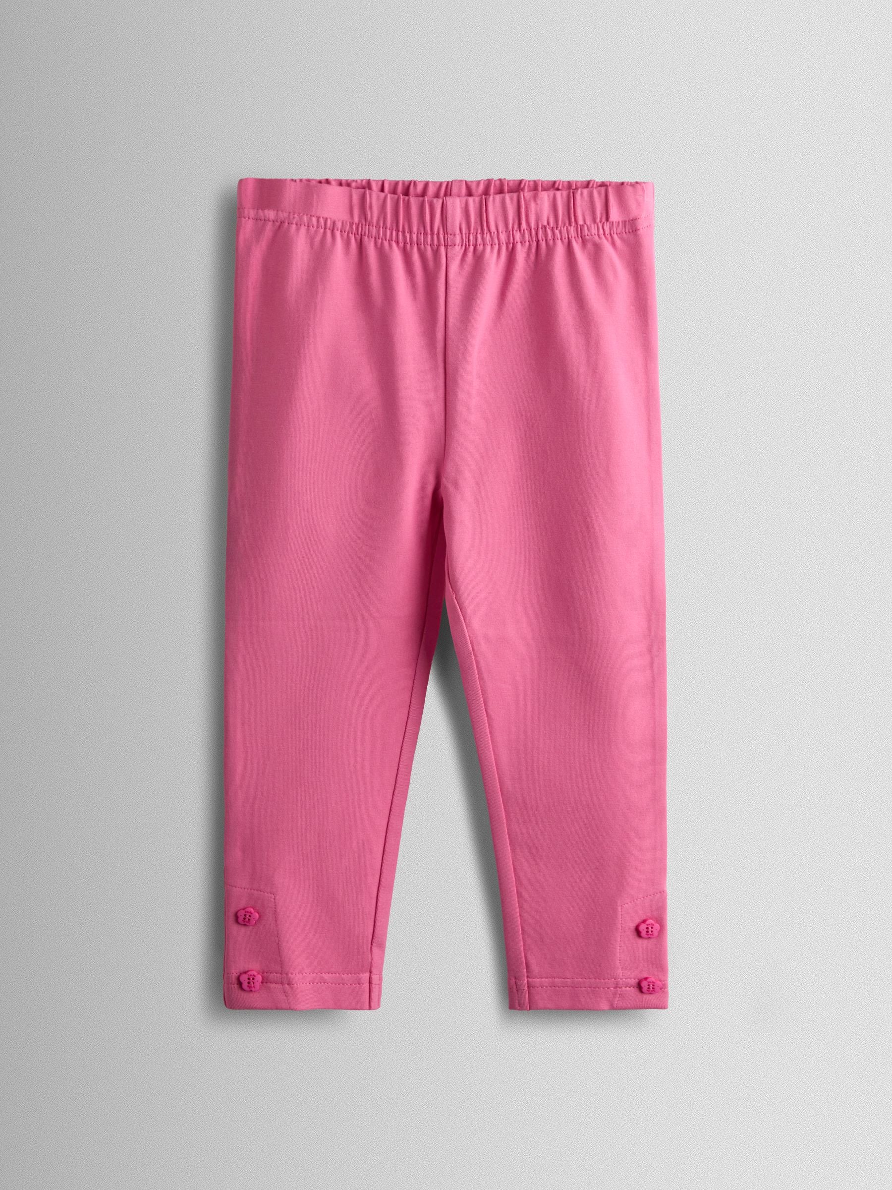 JoJo Maman Bébé Pink 2-Pack Leggings image 4