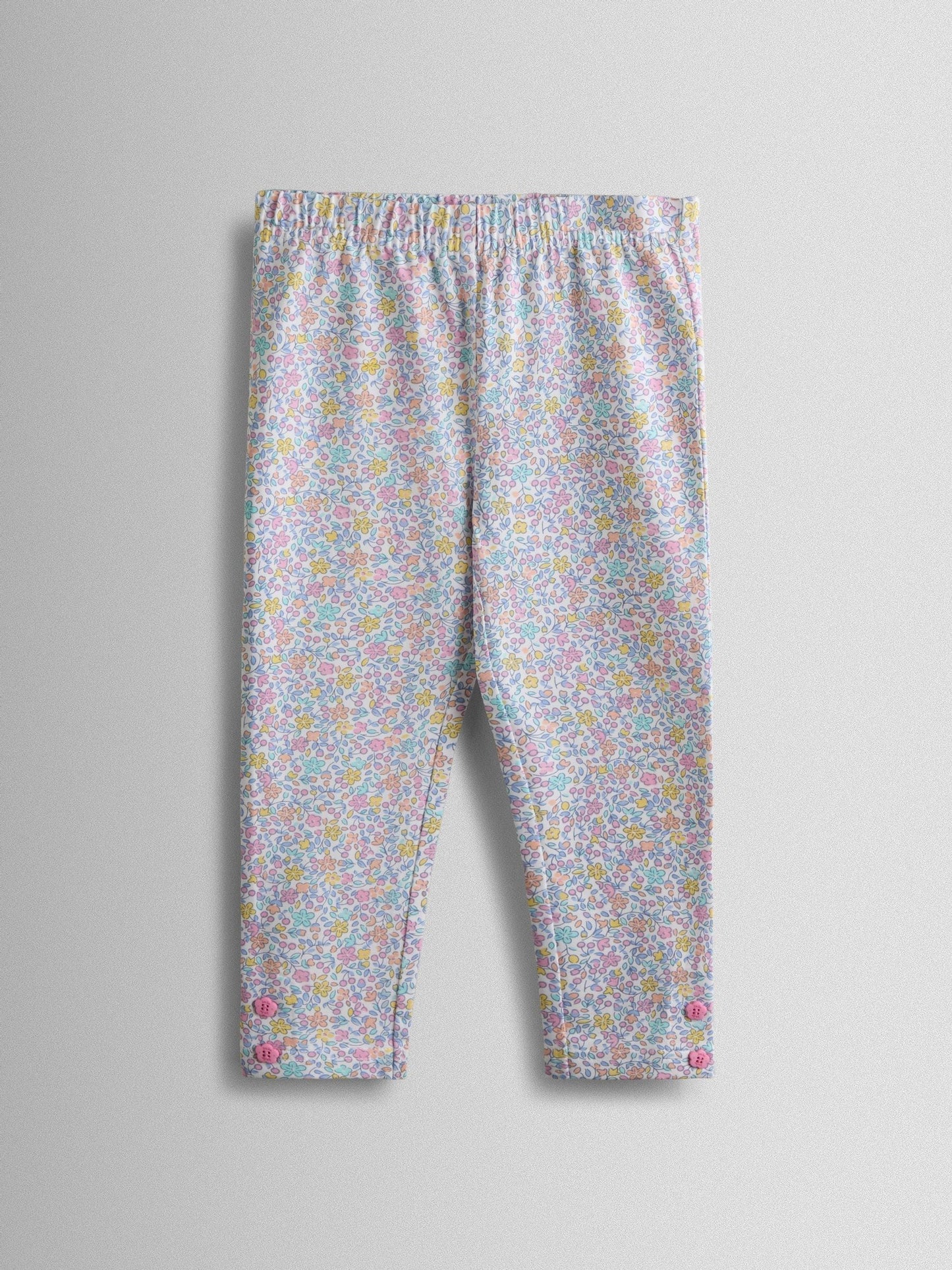 JoJo Maman Bébé Yellow 2-Pack Leggings image 2