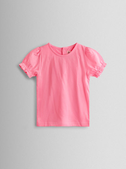JoJo Maman Bébé Pink 2-Pack Pretty T-Shirts image 2