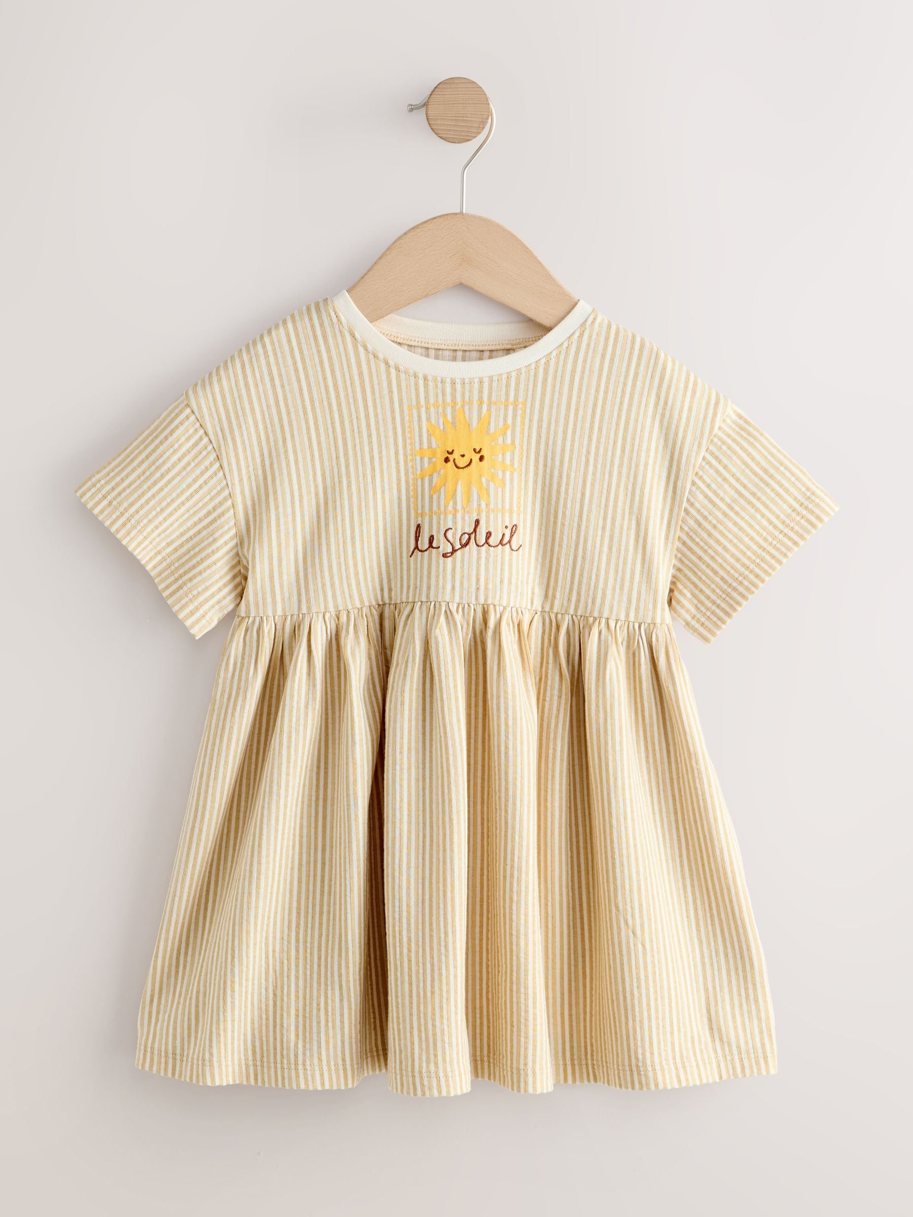 Neutral Essential Jersey Dress (3mths-7yrs) image 5