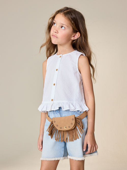 Dsiney Kidz - White Sleeveless Waistcoat (3-16yrs) image 1