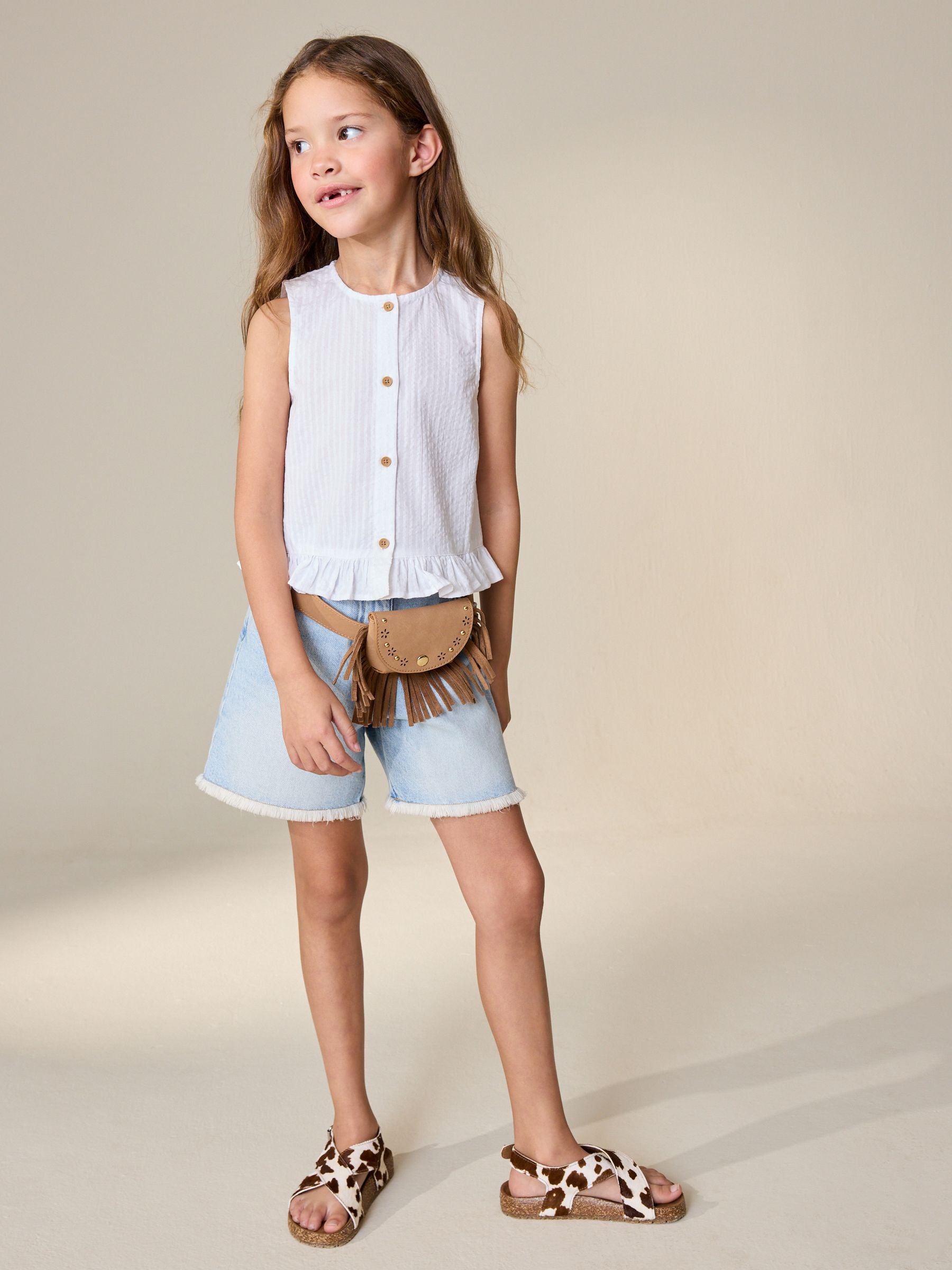 Dsiney Kidz - White Sleeveless Waistcoat (3-16yrs) image 2
