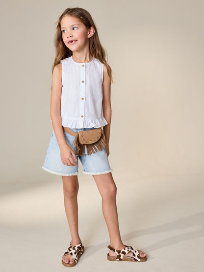 Dsiney Kidz - White Sleeveless Waistcoat (3-16yrs) image 2