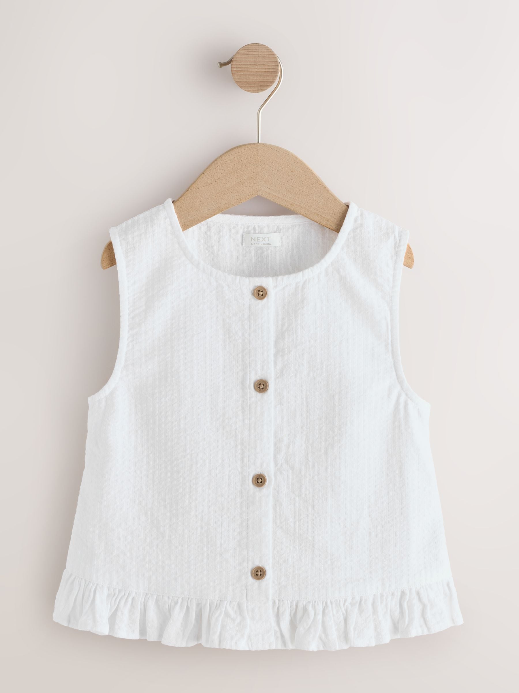 Dsiney Kidz - White Sleeveless Waistcoat (3-16yrs) image 4