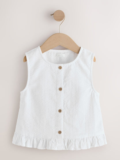 Dsiney Kidz - White Sleeveless Waistcoat (3-16yrs) image 4