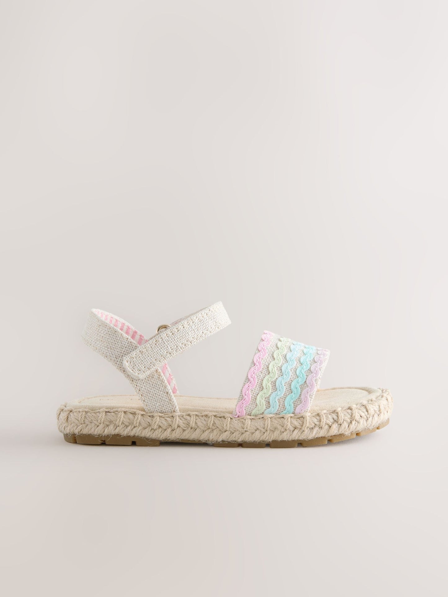 Multi Pastel Ankle Strap Sandals with Touch Fastening image 5