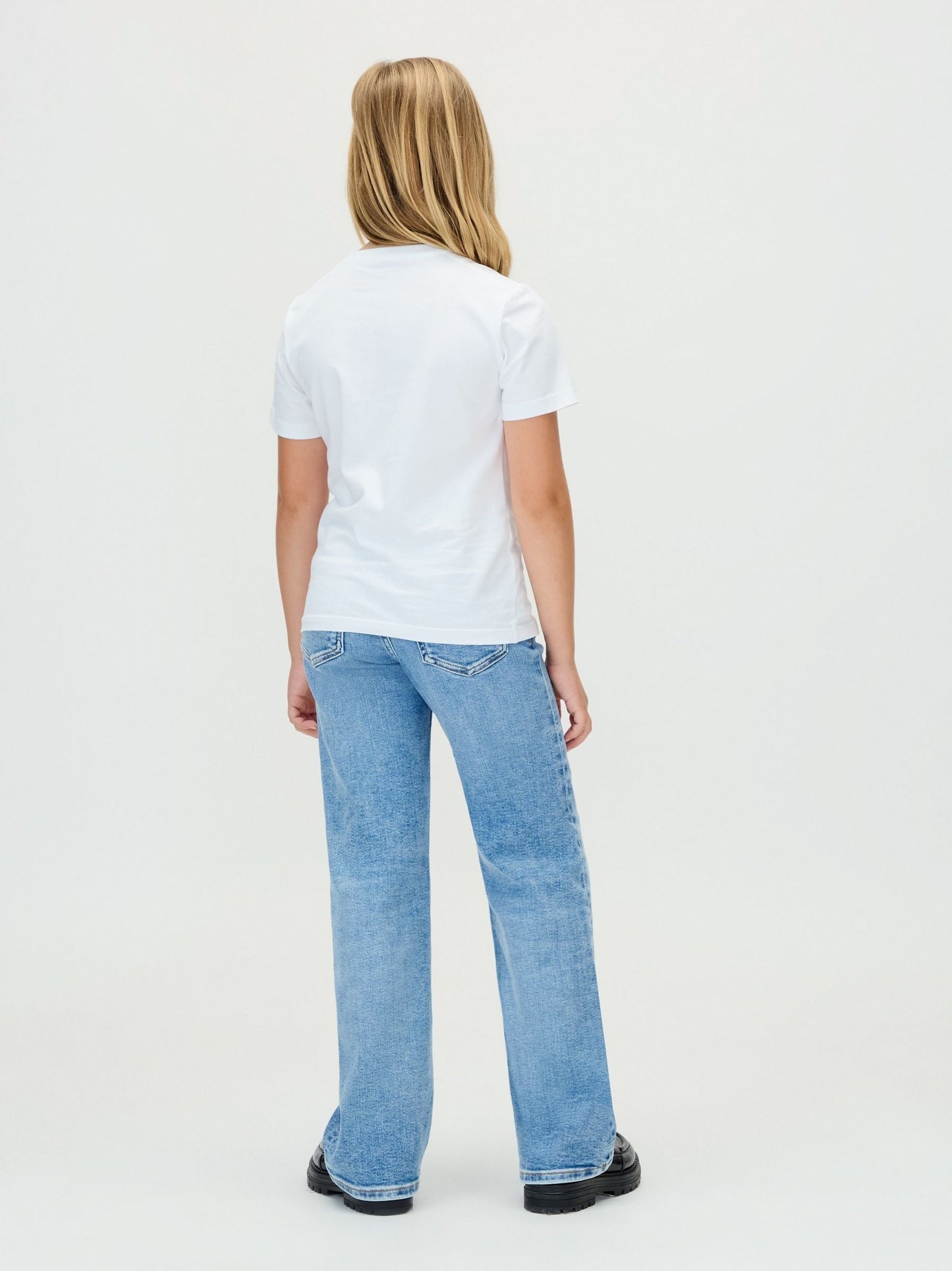 Dsiney Kidz - Calvin Klein Blue High Rise Wide Leg Jeans image 3