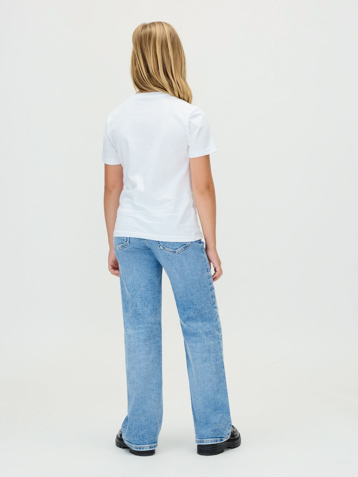 Dsiney Kidz - Calvin Klein Blue High Rise Wide Leg Jeans image 3