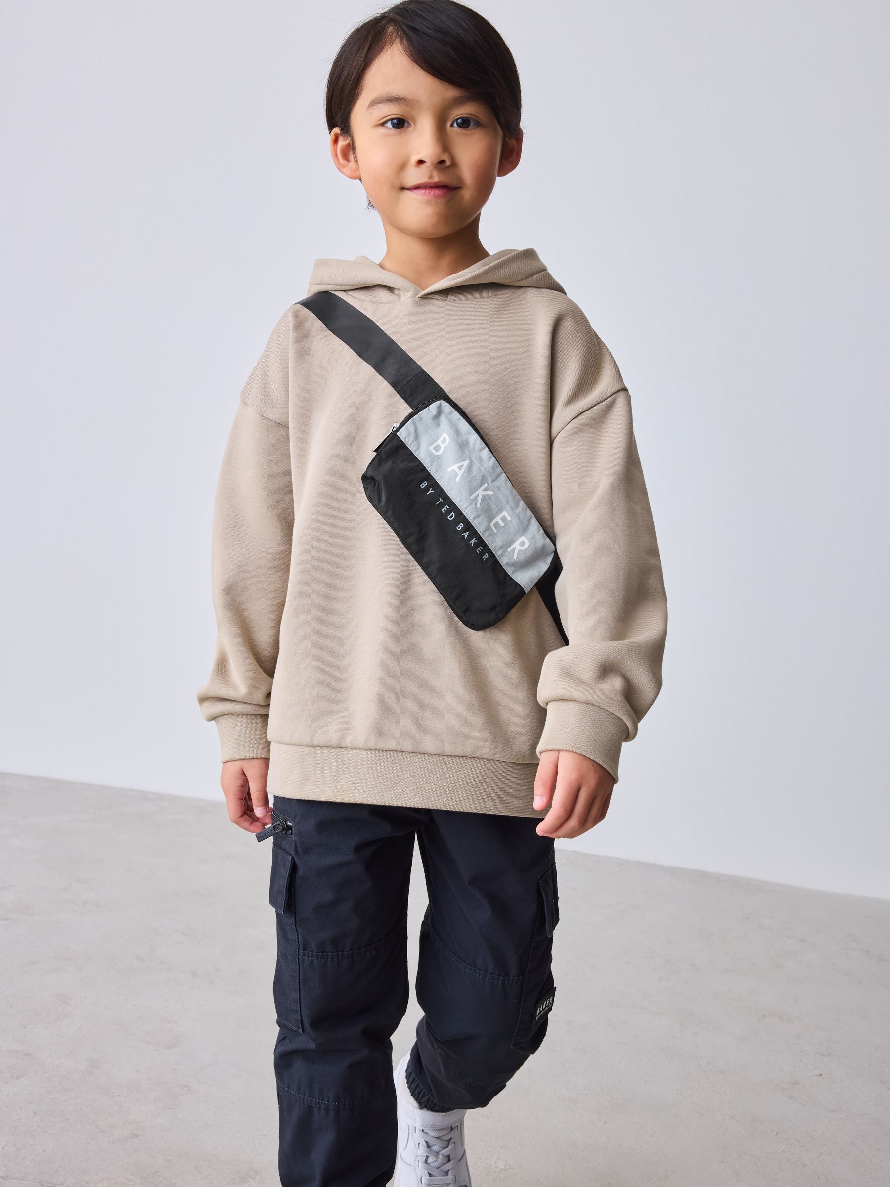 Baker by Ted Baker Stone Bag Hoodie image 1