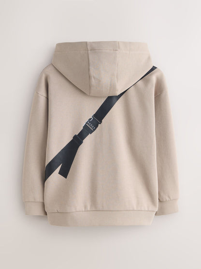 Baker by Ted Baker Stone Bag Hoodie image 7