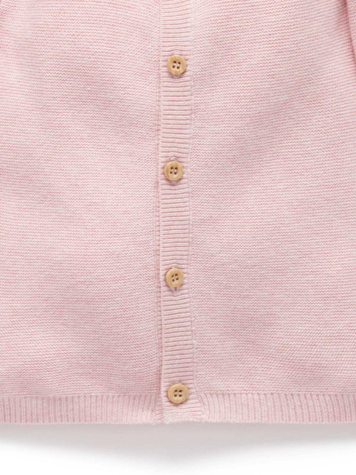 Dsiney Kidz - Purebaby Pink Textured Knit Cardigan image 4