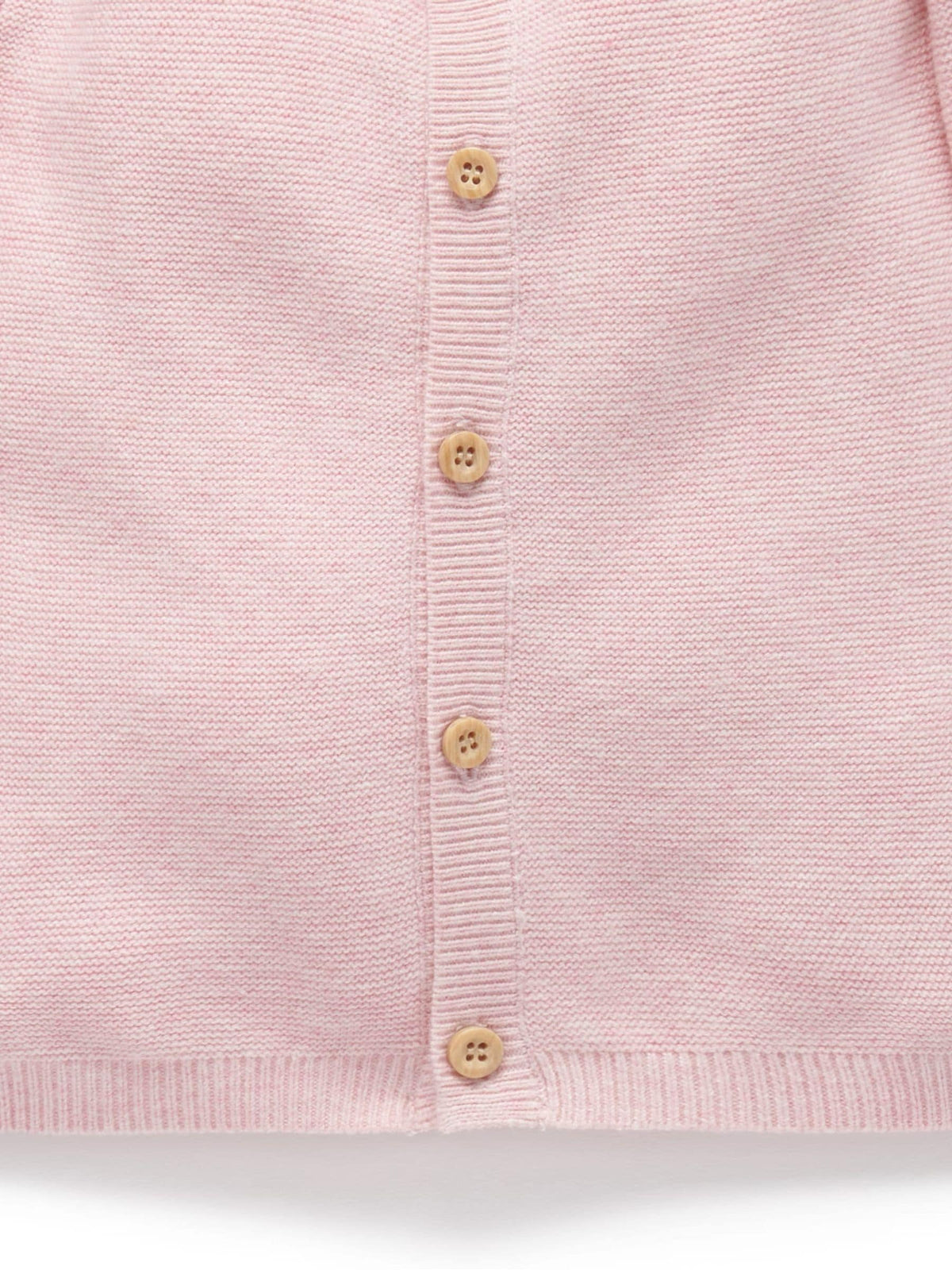 Dsiney Kidz - Purebaby Pink Textured Knit Cardigan image 4