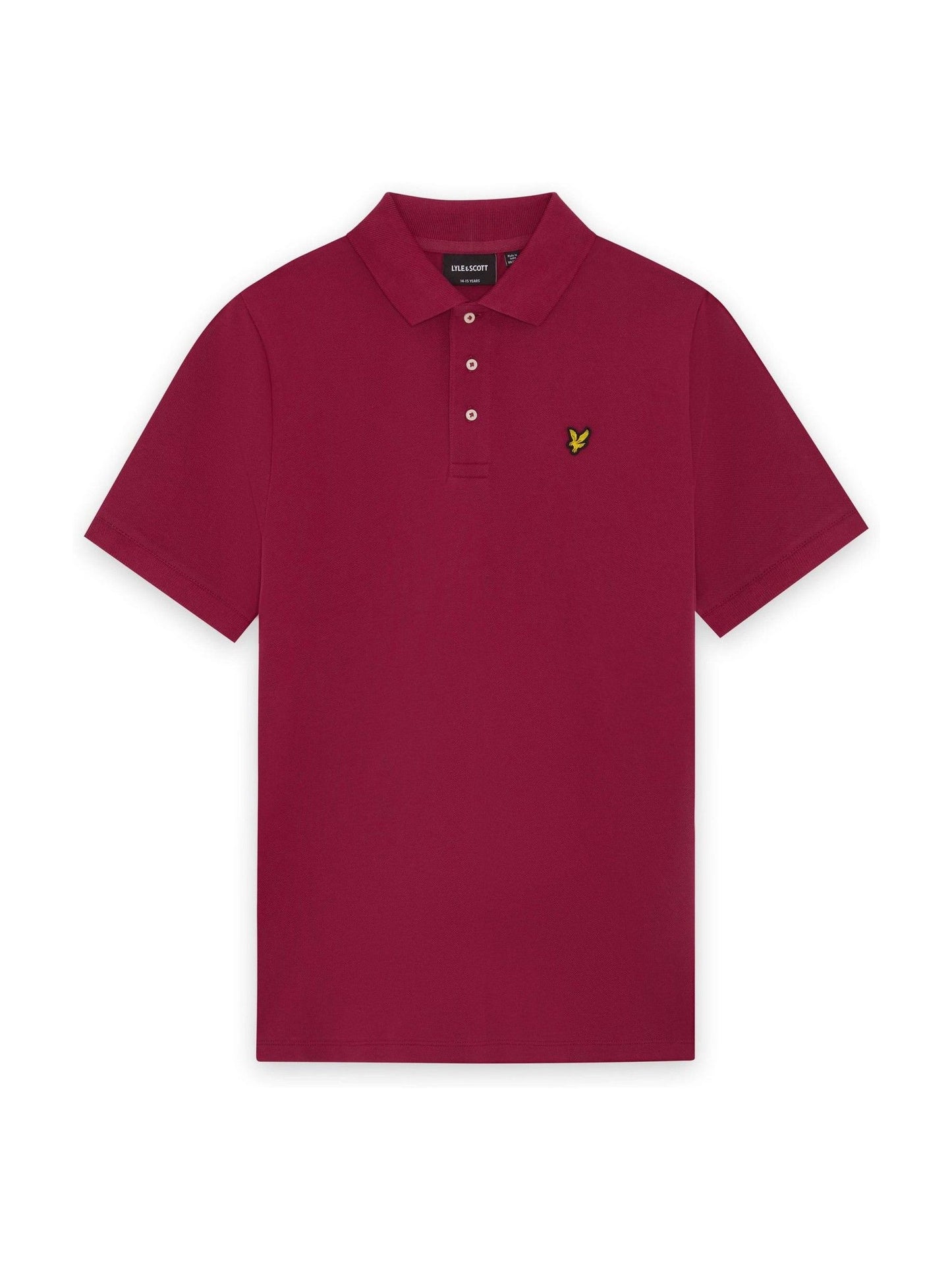Dsiney Kidz - Lyle & Scott Red Plain Polo T-Shirt image 1