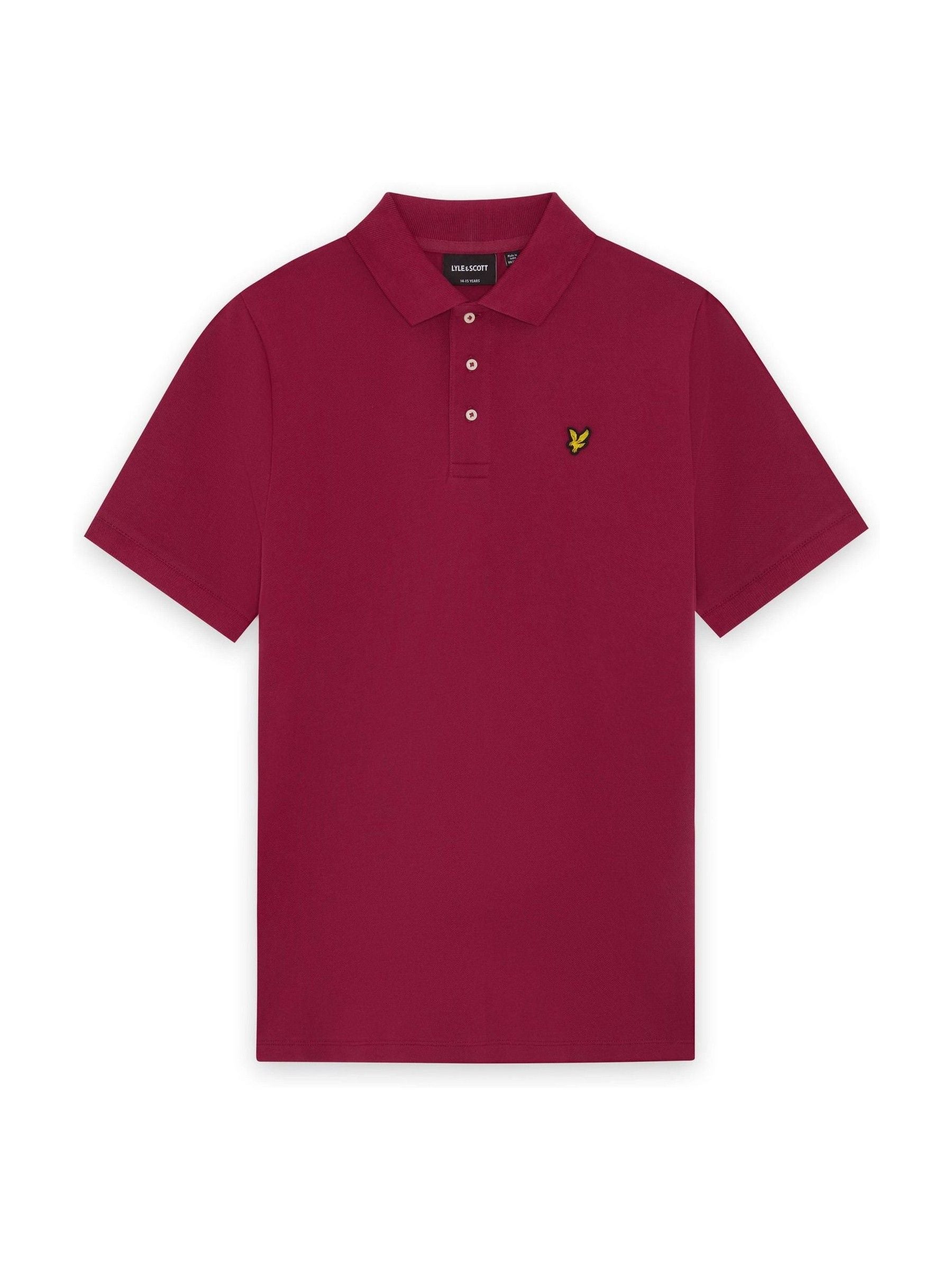 Dsiney Kidz - Lyle & Scott Red Plain Polo T-Shirt image 1