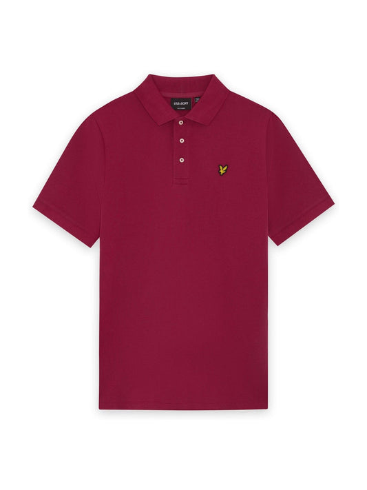 Dsiney Kidz - Lyle & Scott Red Plain Polo T-Shirt image 1