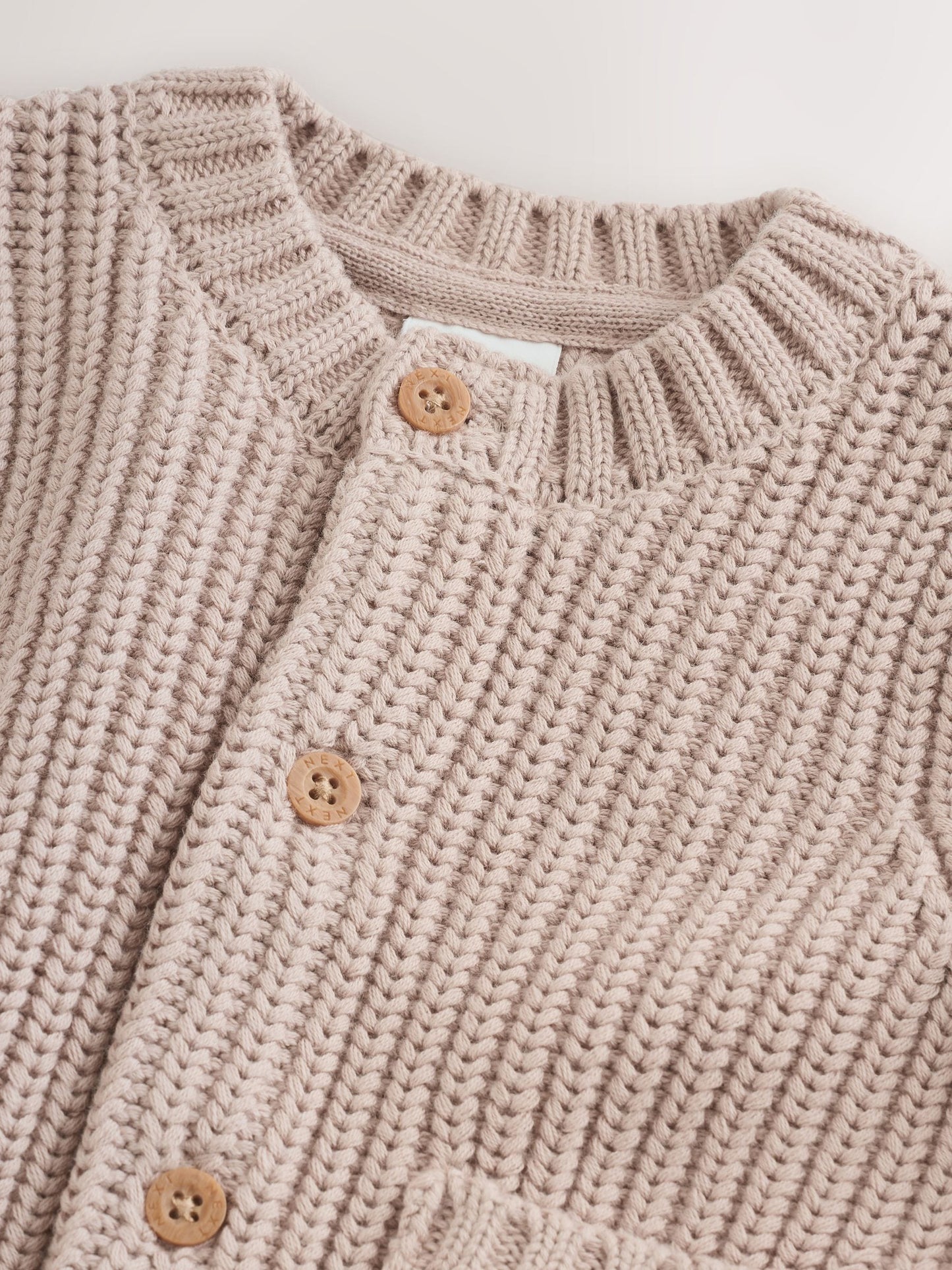Dsiney Kidz - Neutral Hello World Knitted Embroidered Baby Cardigan image 4