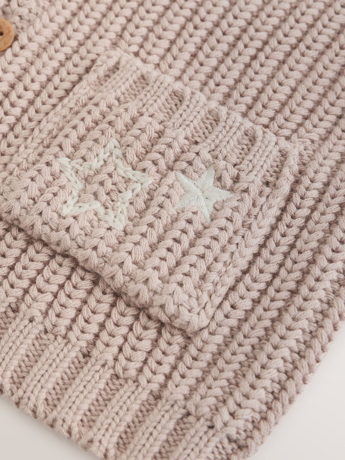 Dsiney Kidz - Neutral Hello World Knitted Embroidered Baby Cardigan image 7