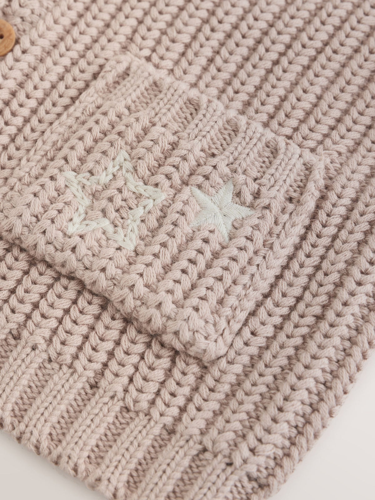 Dsiney Kidz - Neutral Hello World Knitted Embroidered Baby Cardigan image 7