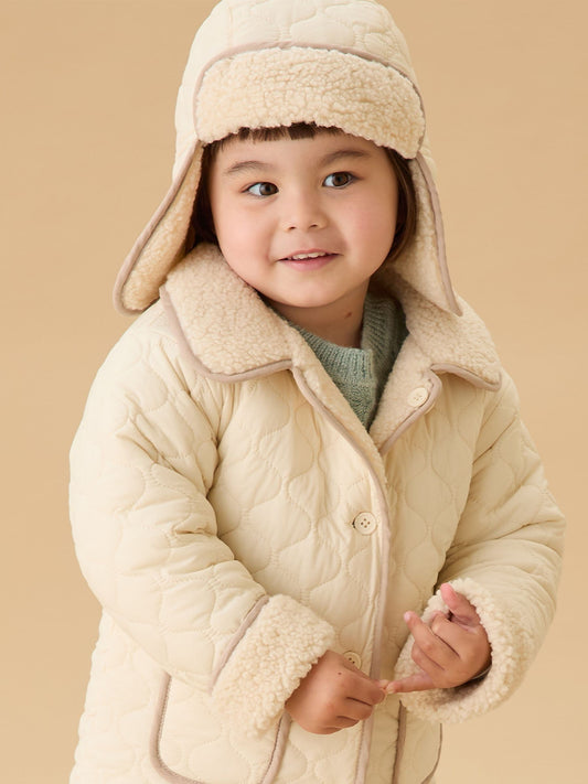 MORI Cream Supersoft Cosy Trapper Hat - image 1