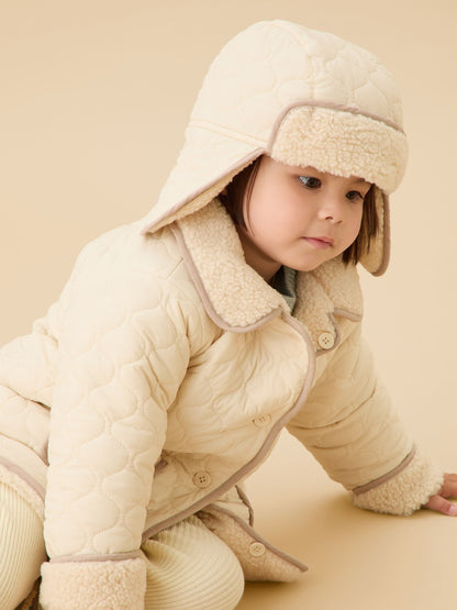 MORI Cream Supersoft Cosy Trapper Hat - image 2