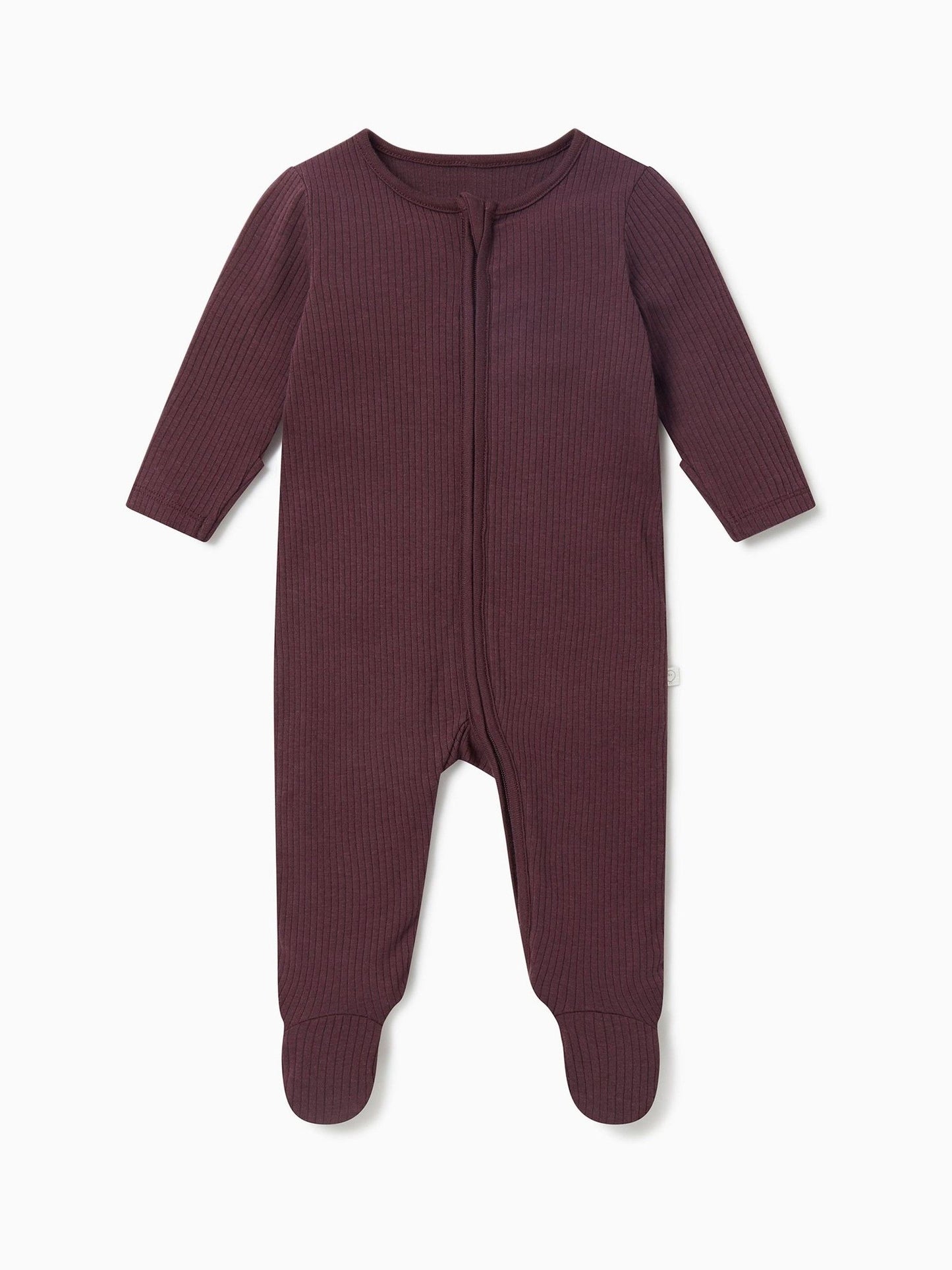MORI Purple Stretch Supersoft 2 Way Zip Sleepsuit image 3