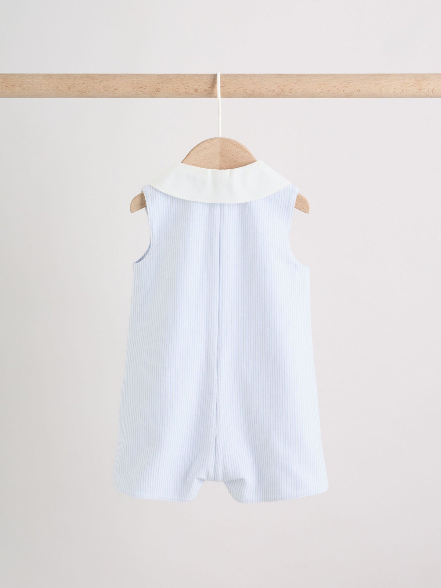 Blue Smart Collar Vest Jersey Baby Rompers 2 Pack image 5