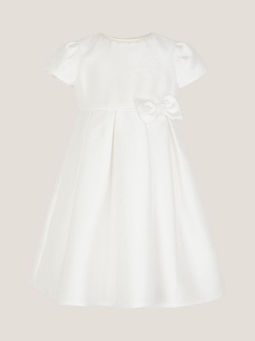 Dsiney Kidz - Monsoon Cream Baby Isabella Pearl Embellished Dress image 1