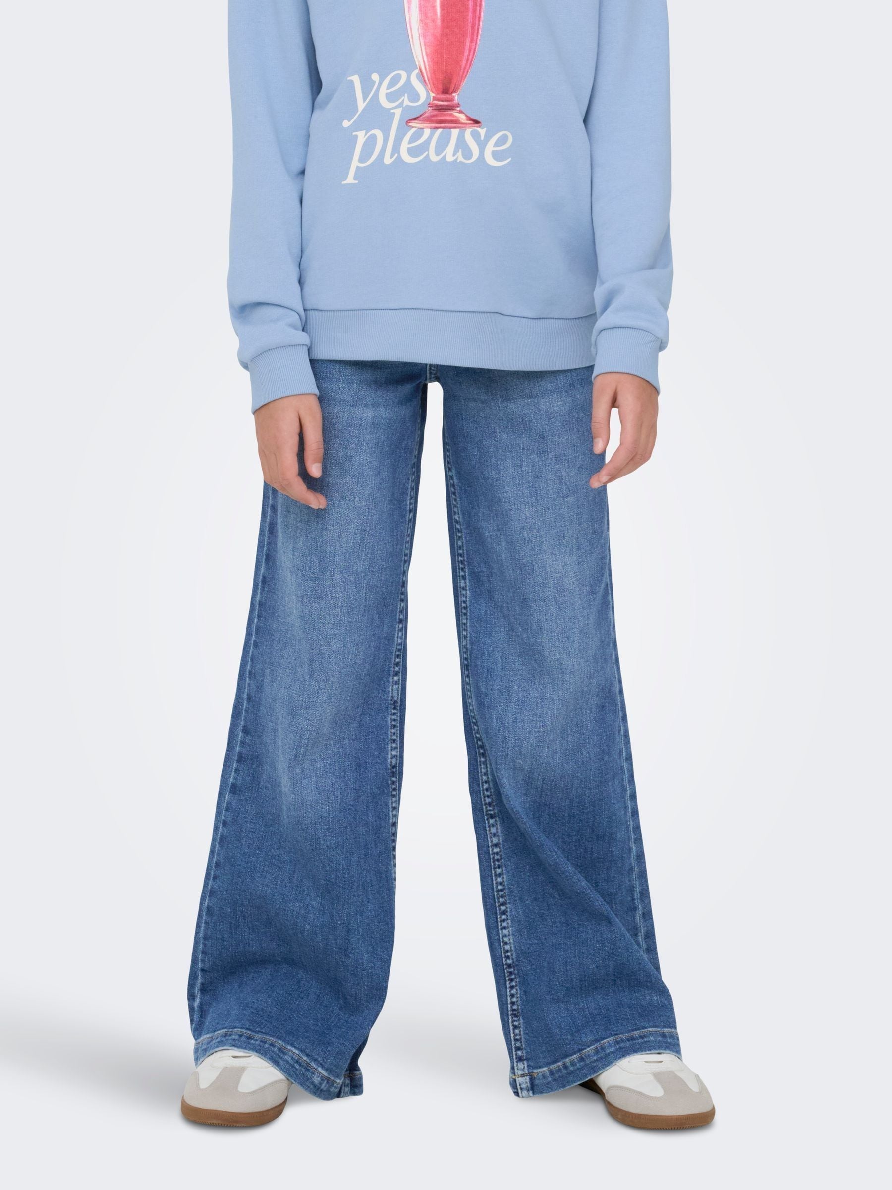 Dsiney Kidz - KIDS ONLY Blue Wide Flared Jeans With Super Stretch image 3