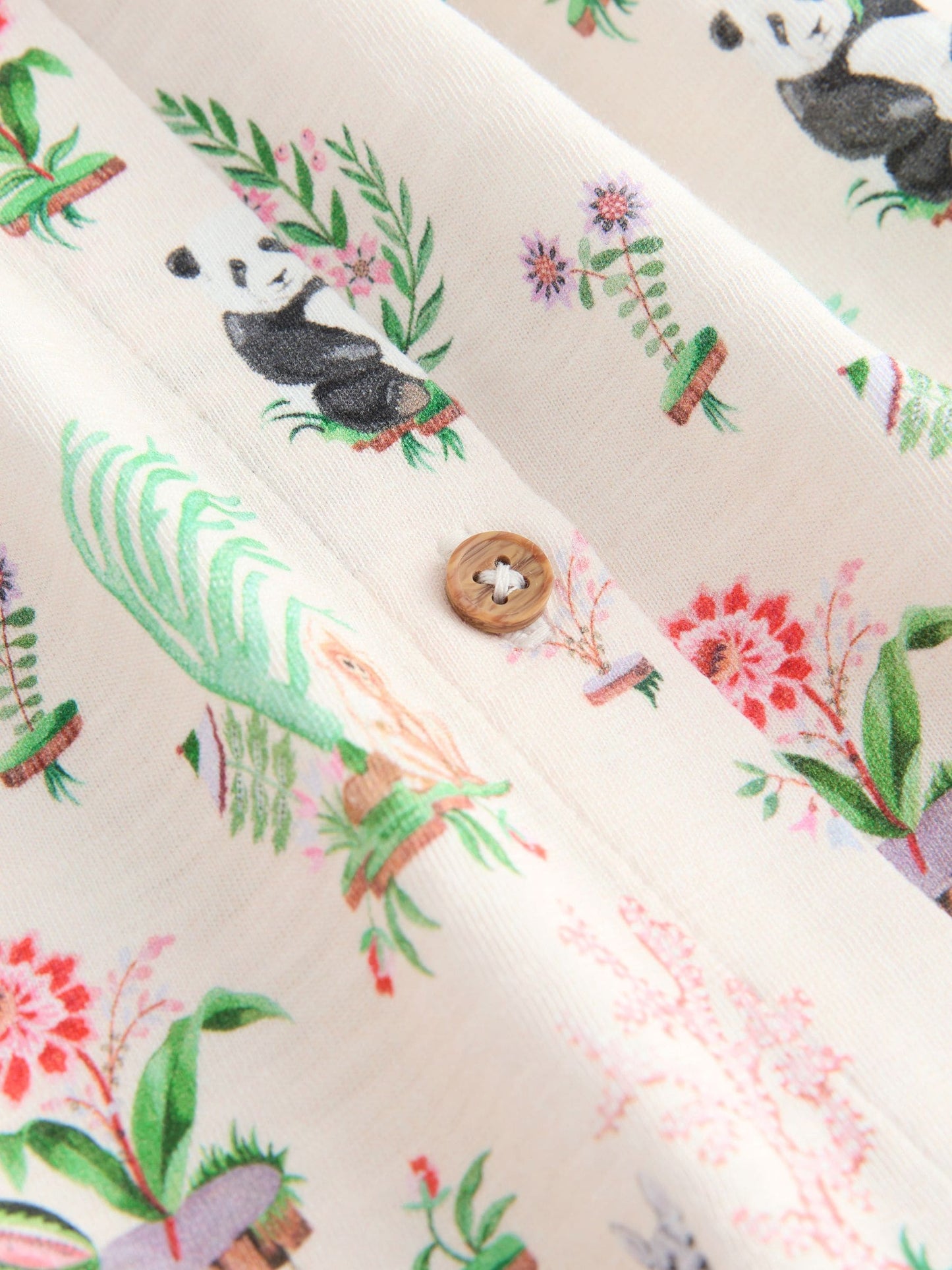 Cream Cath Kidston Short Sleeve Collared Dress (3mths-7yrs) image 7