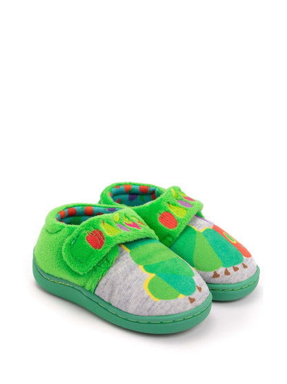 Dsiney Kidz - Vanilla Underground Green The Hungry Caterpillar Touch Fastening Loafer Slippers image 2