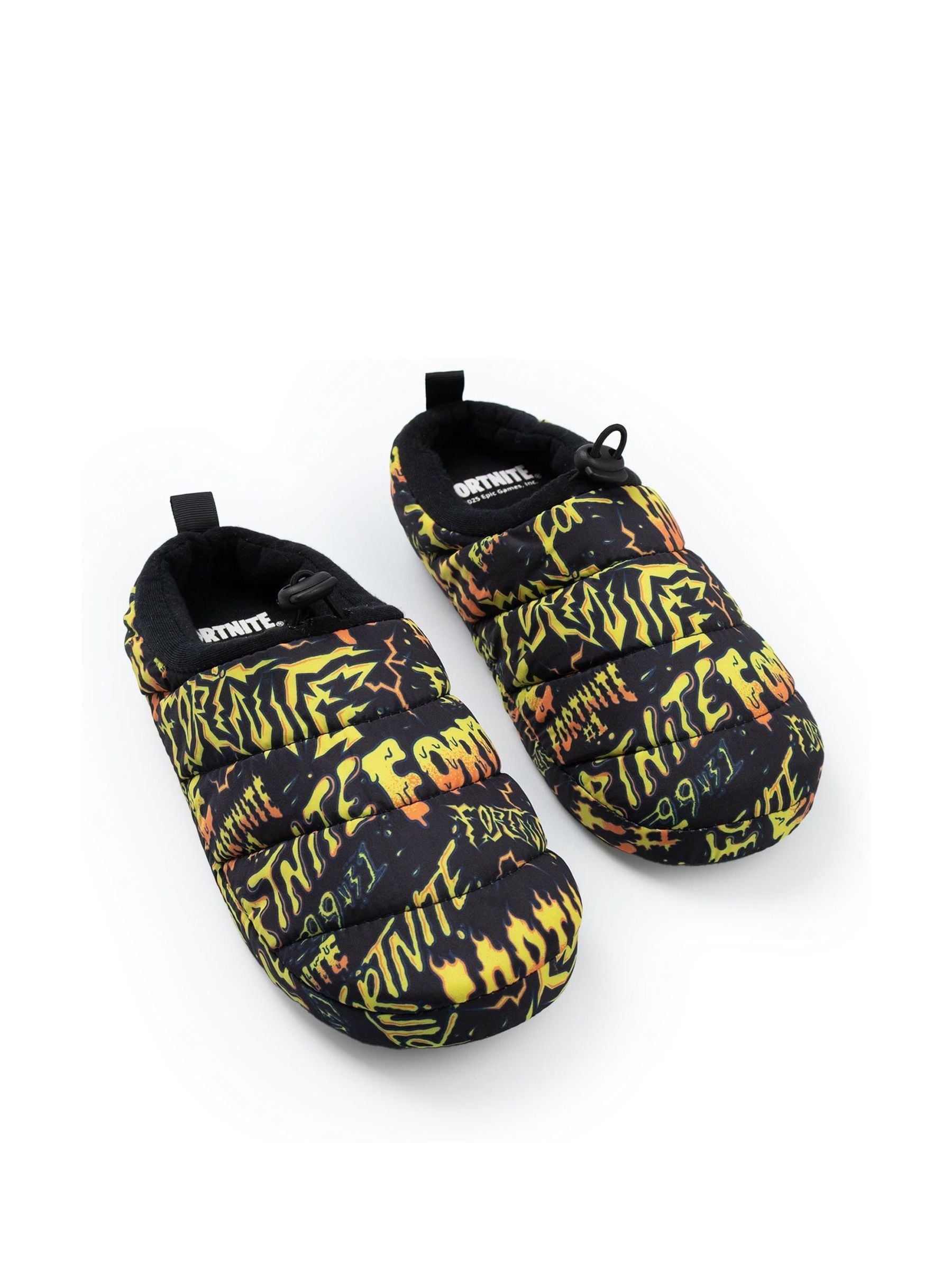 Vanilla Underground Black Fortnite Boys Slippers image 3