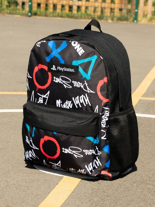 Vanilla Underground Black PlayStation Unisex Kids Multicoloured Backpack image 1