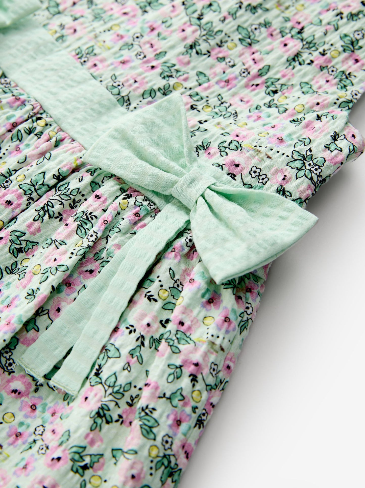Cath Kidston Green Tennis Ditsy Bow Front Prom Dress (3mths-8yrs) image 7