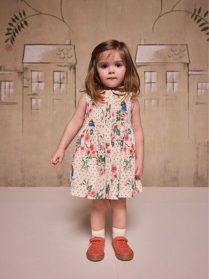 Ivory Floral Cath Kidston Paddington Cotton Collar Dress (3mths-8yrs) (3mths-8yrs) image 3