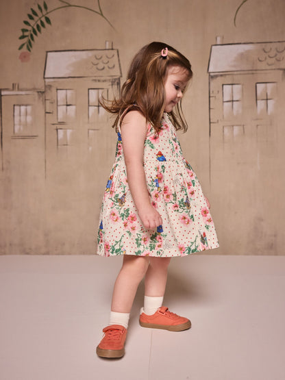 Ivory Floral Cath Kidston Paddington Cotton Collar Dress (3mths-8yrs) (3mths-8yrs) image 4