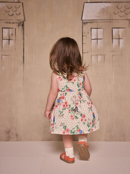 Ivory Floral Cath Kidston Paddington Cotton Collar Dress (3mths-8yrs) (3mths-8yrs) image 5
