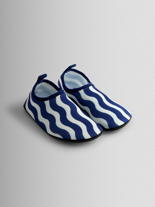 JoJo Maman Bébé Blue Wavy Water Shoes image 1